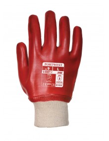 Portwest A400 Knitwrist PVC Gloves 